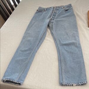 Levis redone button up women’s jeans